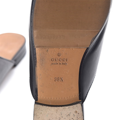 Gucci Calfskin Womens Princetown Slippers 38.5 Black 8 of 13
