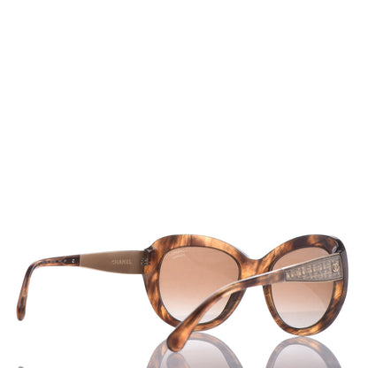 Chanel Butterfly Signature Polarized Sunglasses 5346 Light Brown 3 of 7