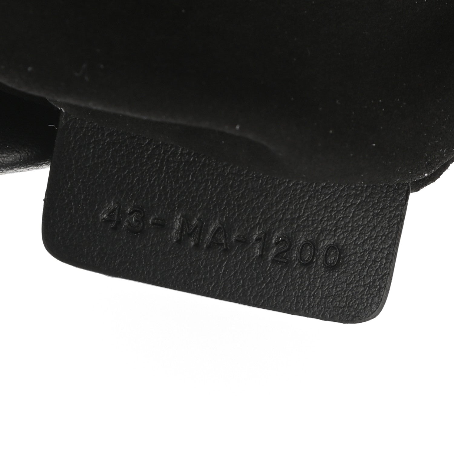 Christian Dior Calfskin Embossed Logo Zip Clutch Black 7 of 7