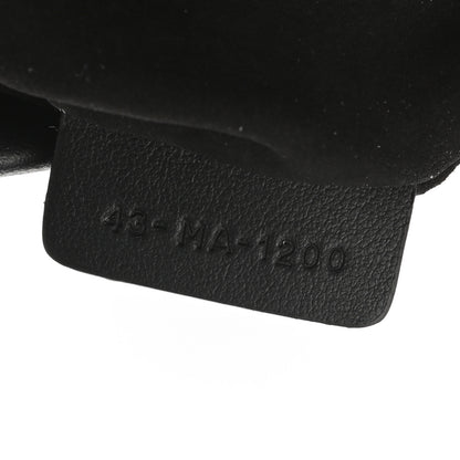 Christian Dior Calfskin Embossed Logo Zip Clutch Black 7 of 7