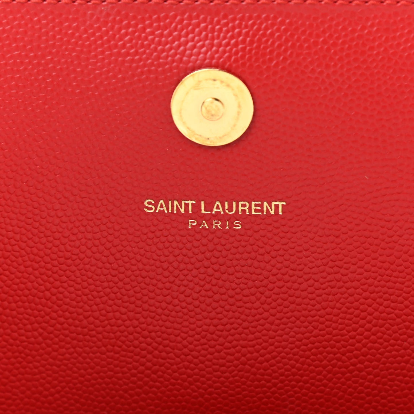 Calfskin Classic Monogram Cassandre Clutch Rouge Orient