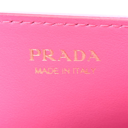 Prada Vitello Move Metal Mini Crossbody Bag Fuxia 6 of 8