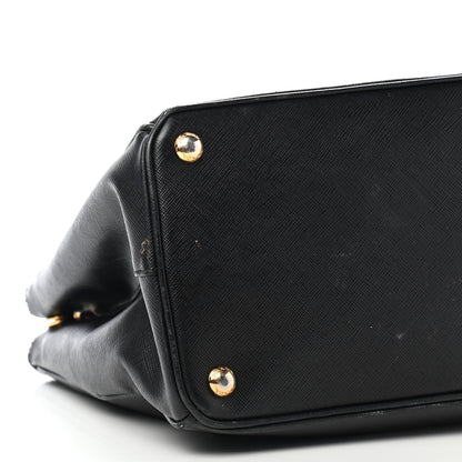 Prada Saffiano Medium Galleria Double Zip Tote Black 15 of 16