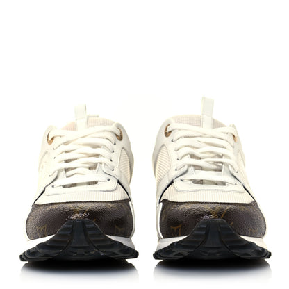 Louis Vuitton Calfskin Monogram Run Away Sneakers 40 White 2 of 10