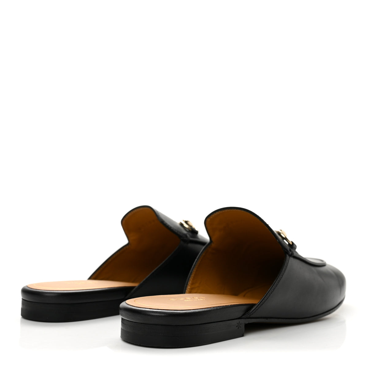 Gucci Calfskin Womens Princetown Slippers 39 Black 5 of 11