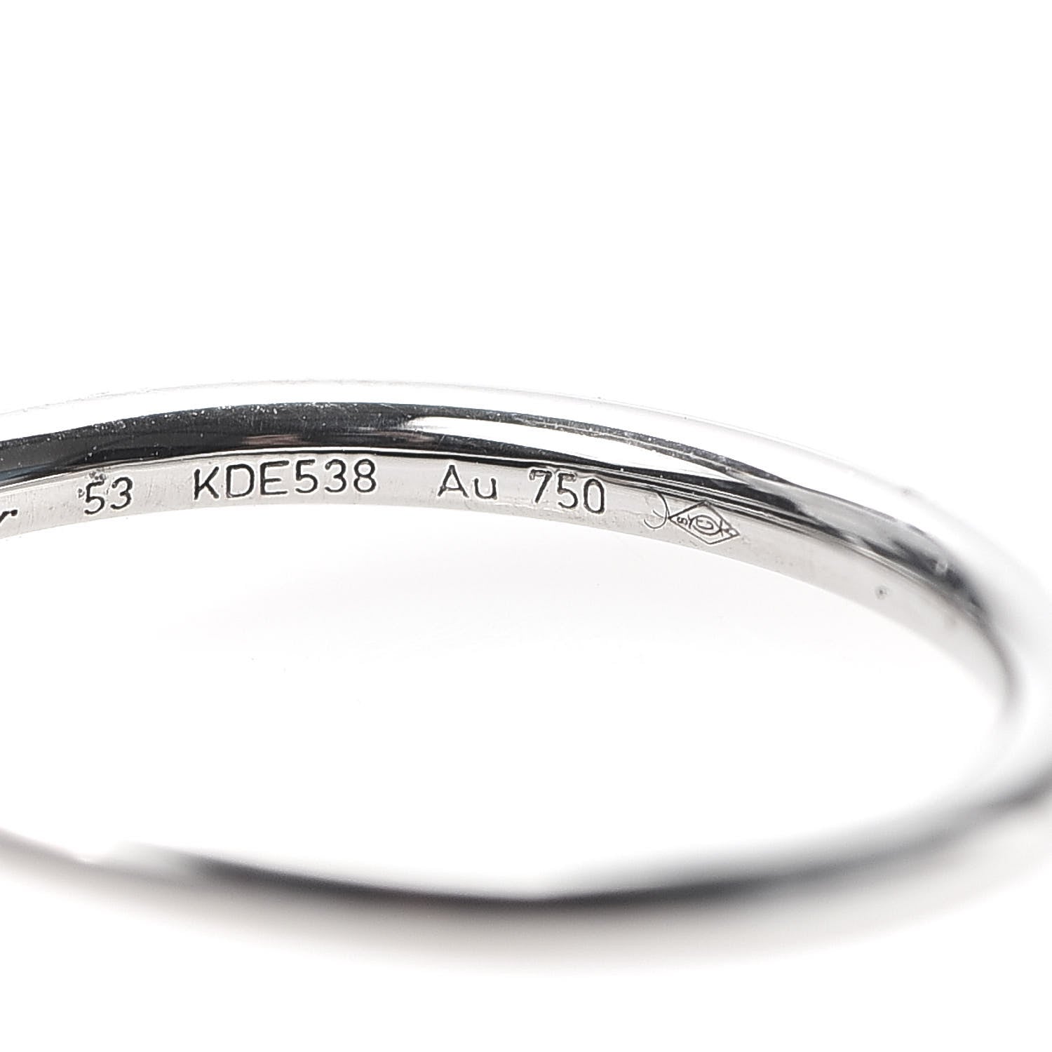 Cartier 18K White Gold Small Juste Un Clou Ring 53 6.25 5 of 7