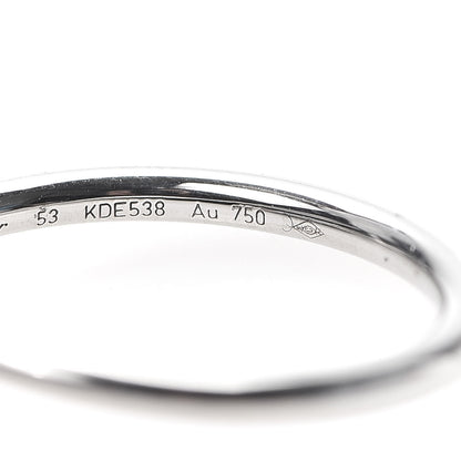 Cartier 18K White Gold Small Juste Un Clou Ring 53 6.25 5 of 7