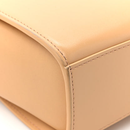 Bottega Veneta Box Calfskin Nappa Clip Bag Almond Gold 14 of 15