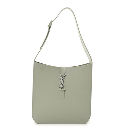 Saint Laurent Supple Rubber Le 5 A 7 Hobo Bag Matte Seagrass 1 of 9