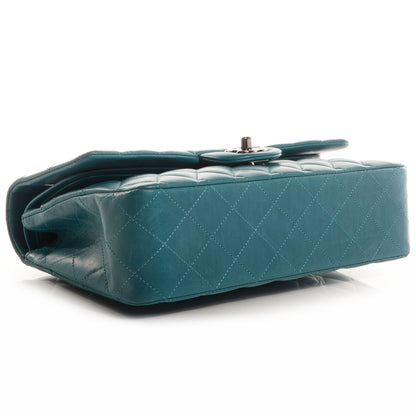 Chanel Lambskin Medium Double Flap Turquoise 4 of 8
