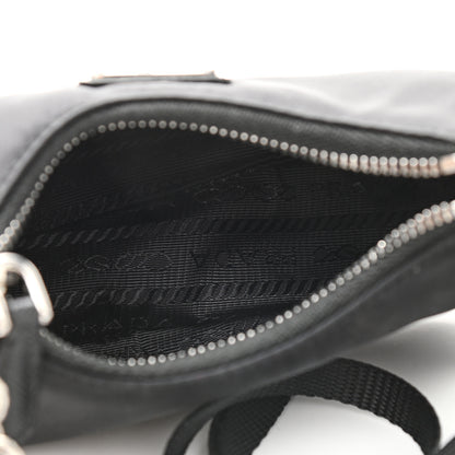 Prada Tessuto Nylon Mini Re-Edition 2000 Shoulder Bag Black 5 of 9