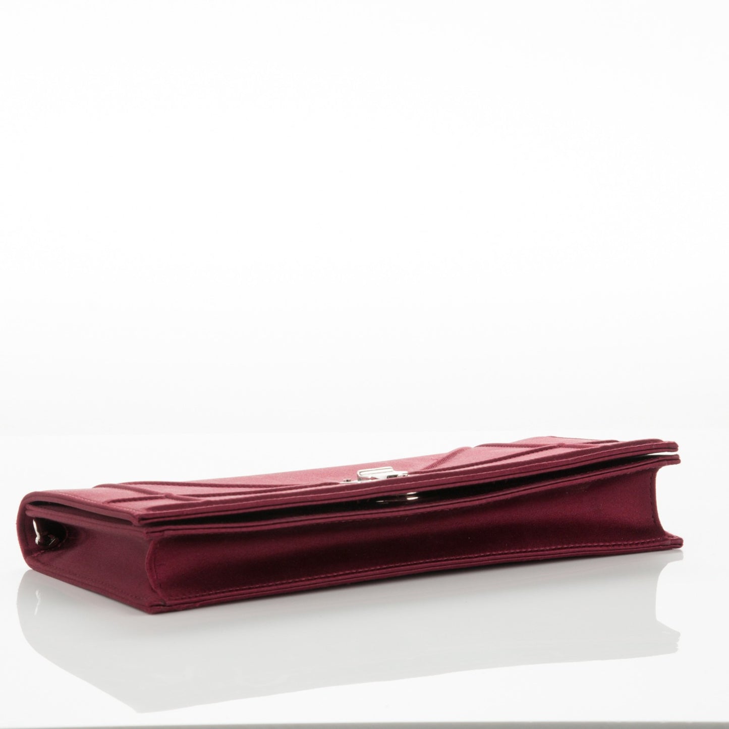 Satin Diorama Pochette Burgundy