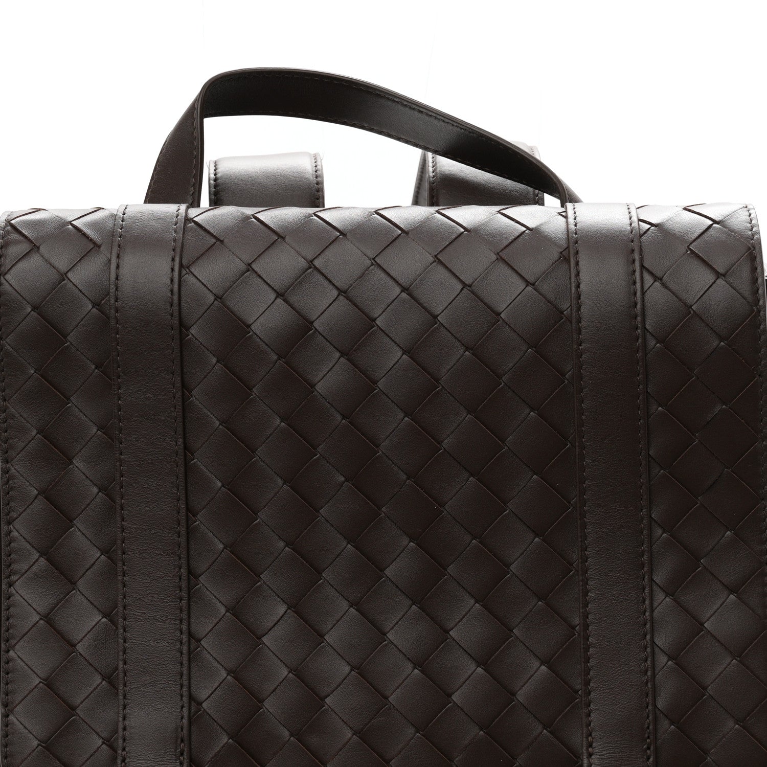 Bottega Veneta Calfskin Intrecciato Back To School Backpack Old Wood 8 of 10