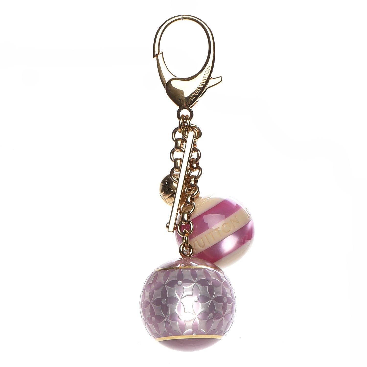 Louis Vuitton Mini Lin Croisette Bag Charm Violet 1 of 3
