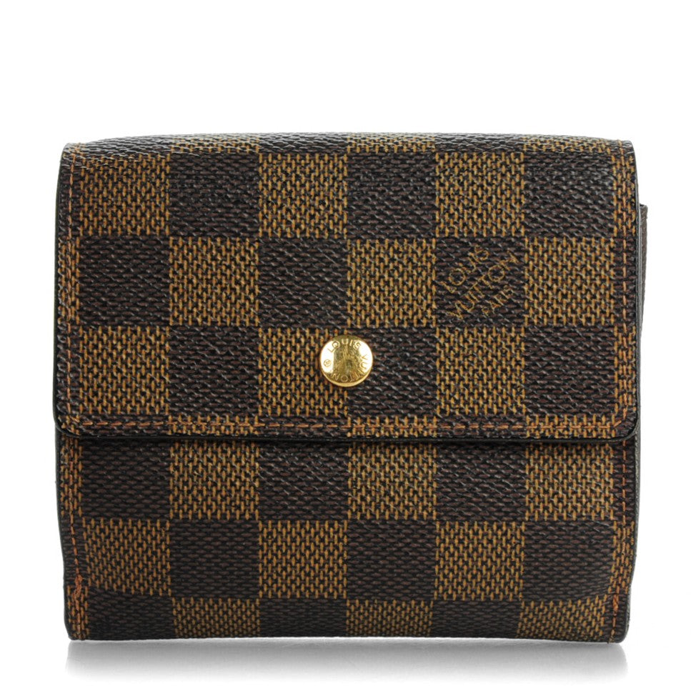 Louis Vuitton Damier Ebene Elise Wallet 1 of 6