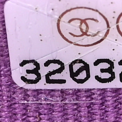 Chanel Caviar Quilted Medium Gusset Flap Wallet Purple 8 of 8