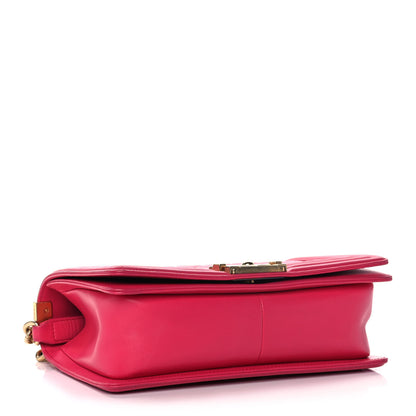 Chanel Lambskin Quilted Medium Boy Flap Fuchsia 4 of 13