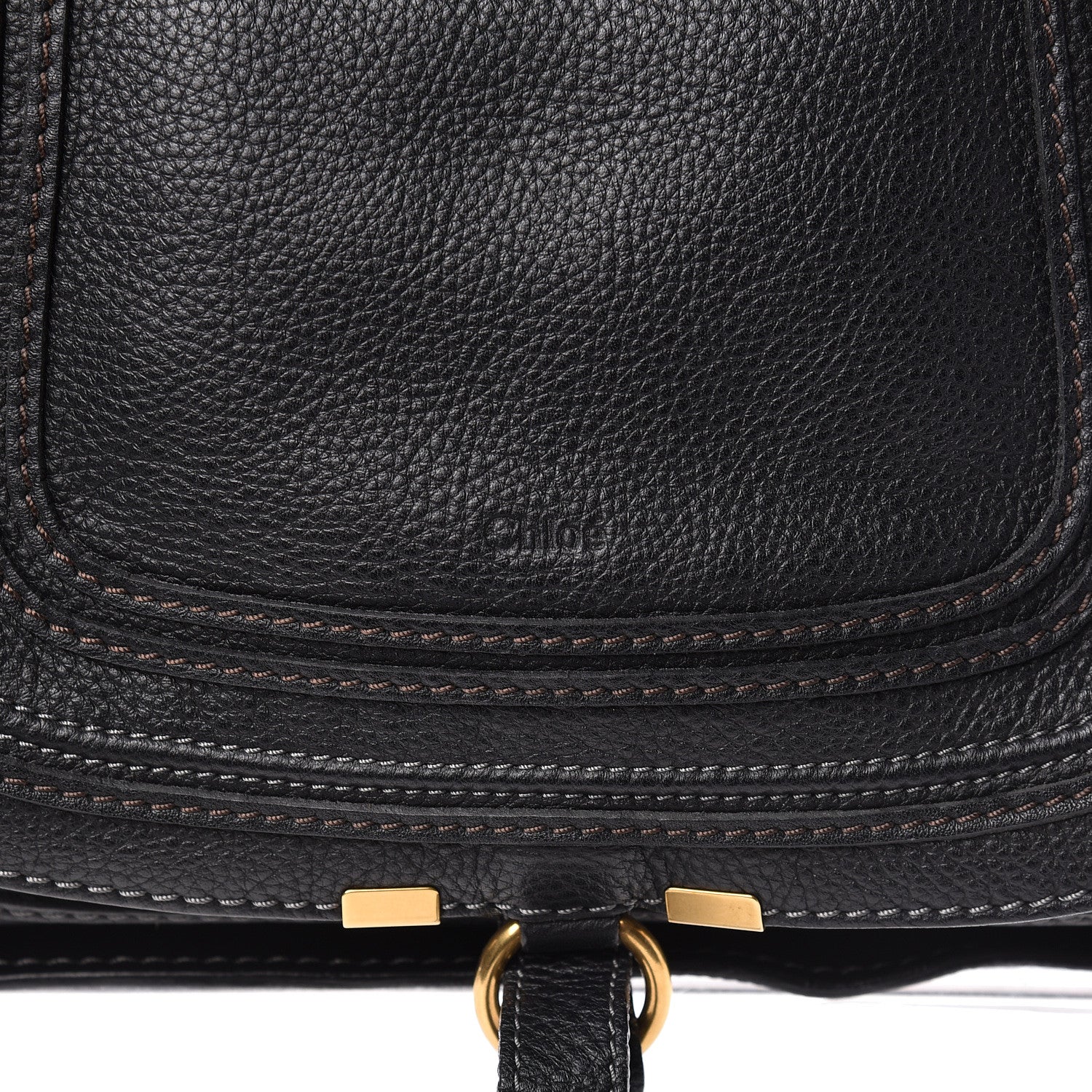 Chloe Calfskin Medium Marcie Satchel Black 10 of 10