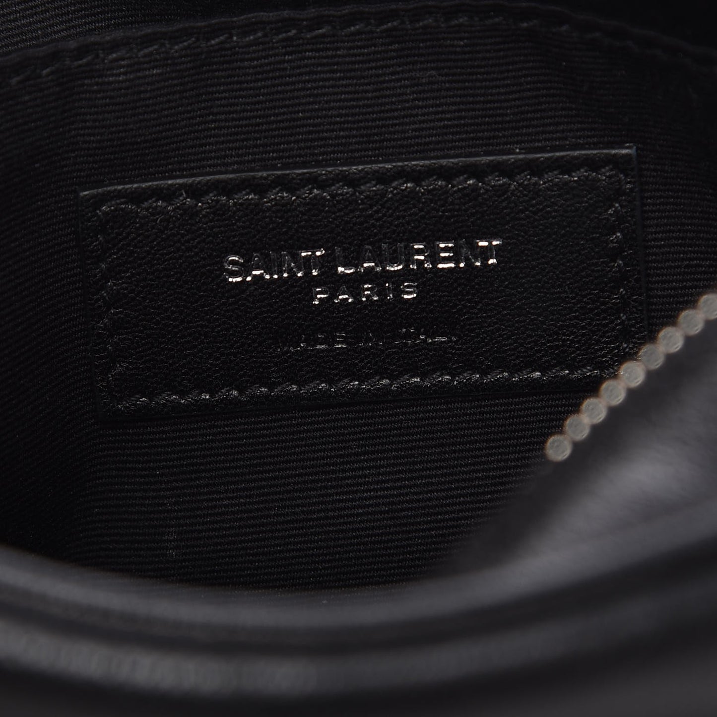 Lambskin Monogram Lou Belt Bag Black