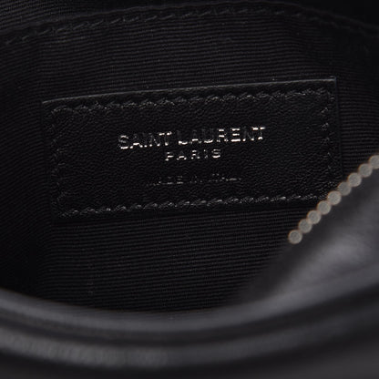 Saint Laurent Lambskin Monogram Lou Belt Bag Black 6 of 7