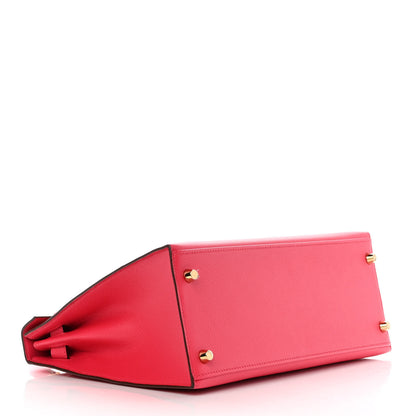 Hermes Epsom Kelly Sellier 28 Rose Extreme 4 of 11