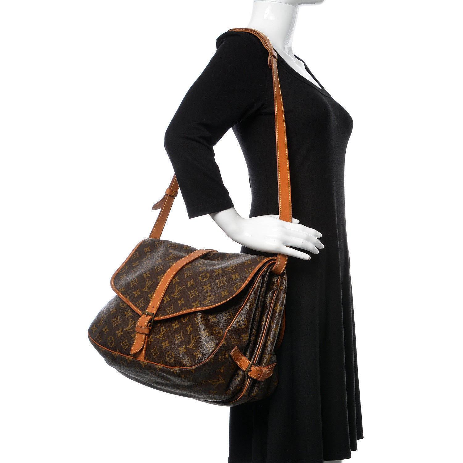 Louis Vuitton Monogram Saumur 35 2 of 20