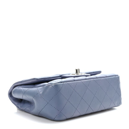 Chanel Lambskin Quilted Mini Rectangular Flap Light Purple 4 of 9