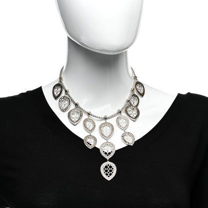 John Hardy Sterling Silver 18K Yellow Gold Teardrop Bib Necklace 2 of 4