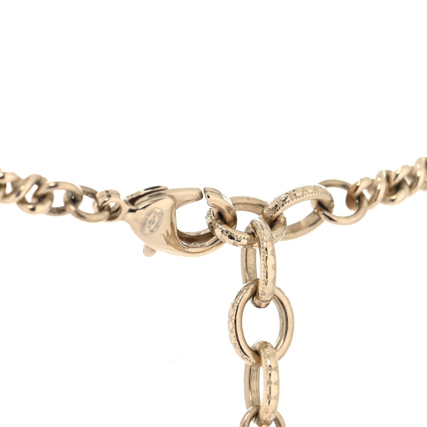 Crystal Bead Scarab CC Choker Necklace Black