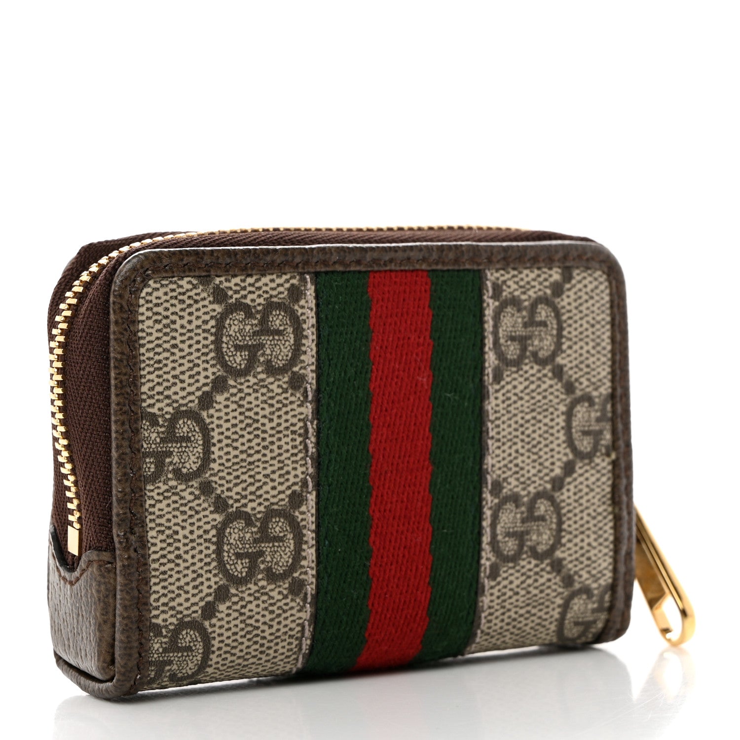 Gucci GG Supreme Monogram Web Ophidia Playing Card Case Beige New Acero 3 of 7