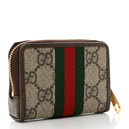 Gucci GG Supreme Monogram Web Ophidia Playing Card Case Beige New Acero 3 of 7
