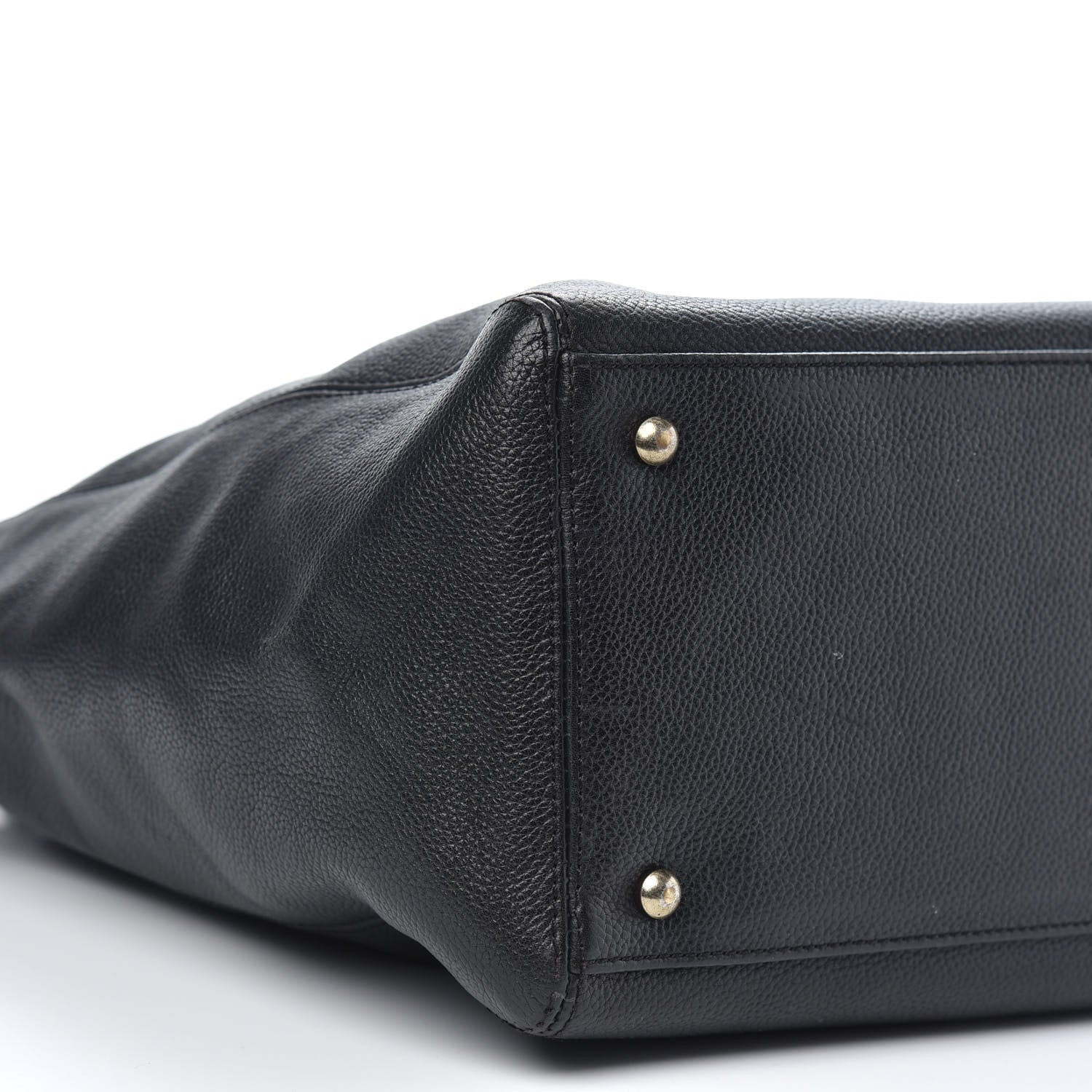 Chanel Calfskin Tall Cerf Tote Black 8 of 9
