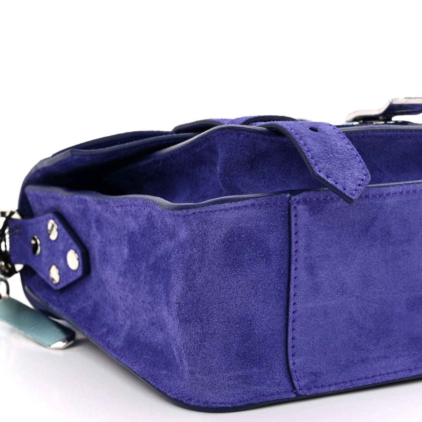 Suede Tiny PS1 Satchel Amethyst