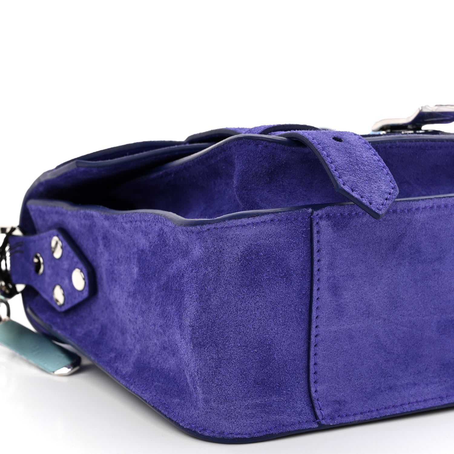 Proenza Schouler Suede Tiny PS1 Satchel Amethyst 8 of 9