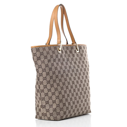 Gucci Monogram Large Bucket Tote Brown 3 of 11
