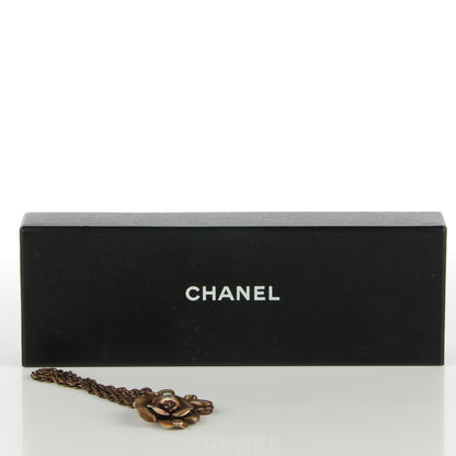 Chanel Camellia CC Short Necklace Bronze 6 of 6