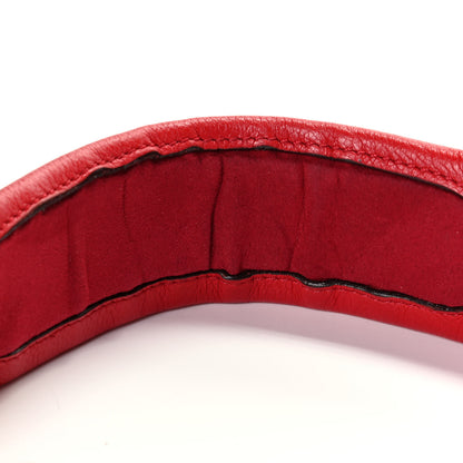 Tom Ford Pebbled Calfskin Medium Jennifer Flame Red 8 of 9