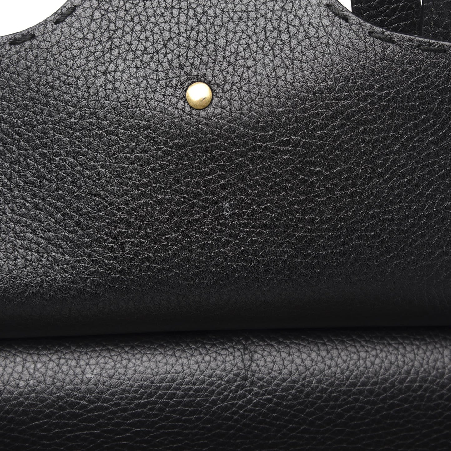 Calfskin Small GG Marmont Top Handle Bag Black