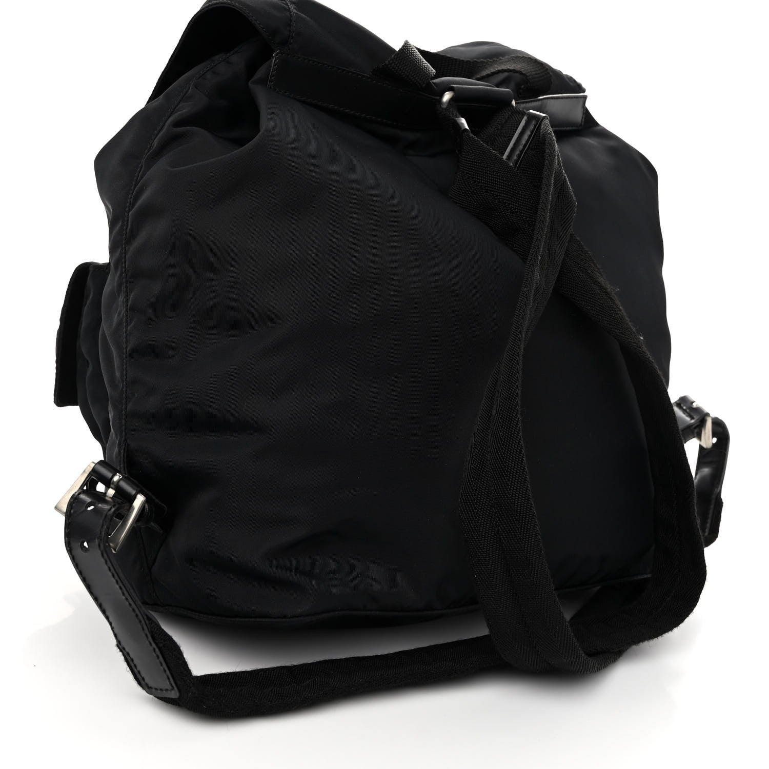Prada Nylon Vela Medium Backpack Black 3 of 9