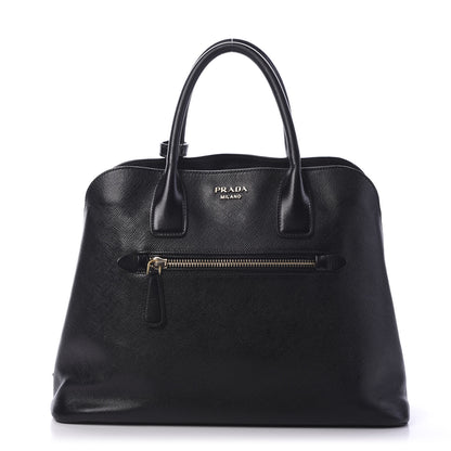 Prada Saffiano Cuir Open Promenade Tote Black 1 of 21