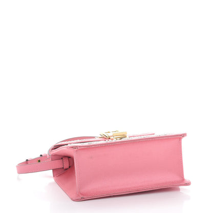 Gucci Satin Crystal Mini Sylvie Top Handle Bag Peony 5 of 14