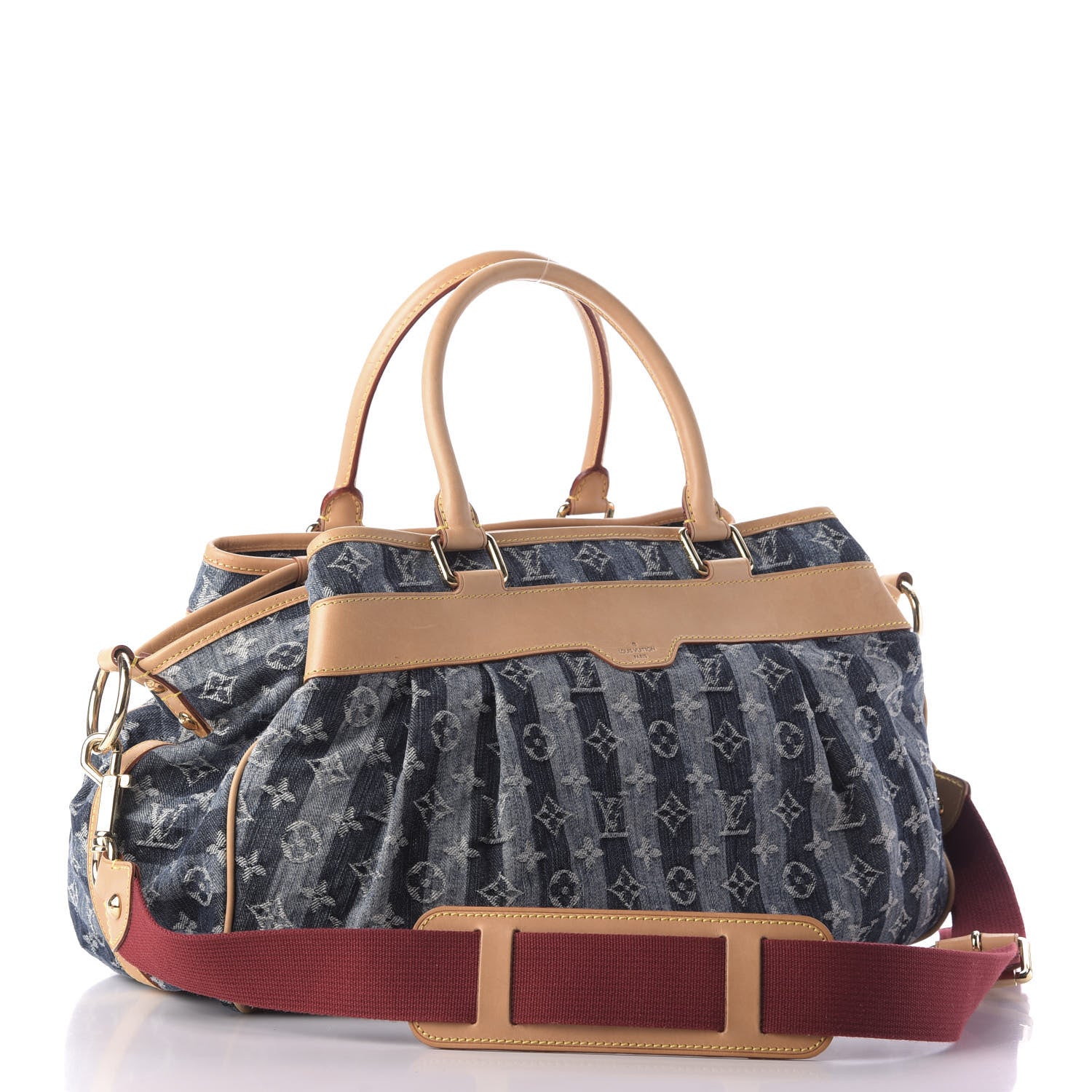 Louis Vuitton Denim Raye Cabas GM 4 of 10