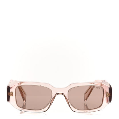 Prada Acetate Symbole Sunglasses SPR 17W Transparent Pink 2 of 9