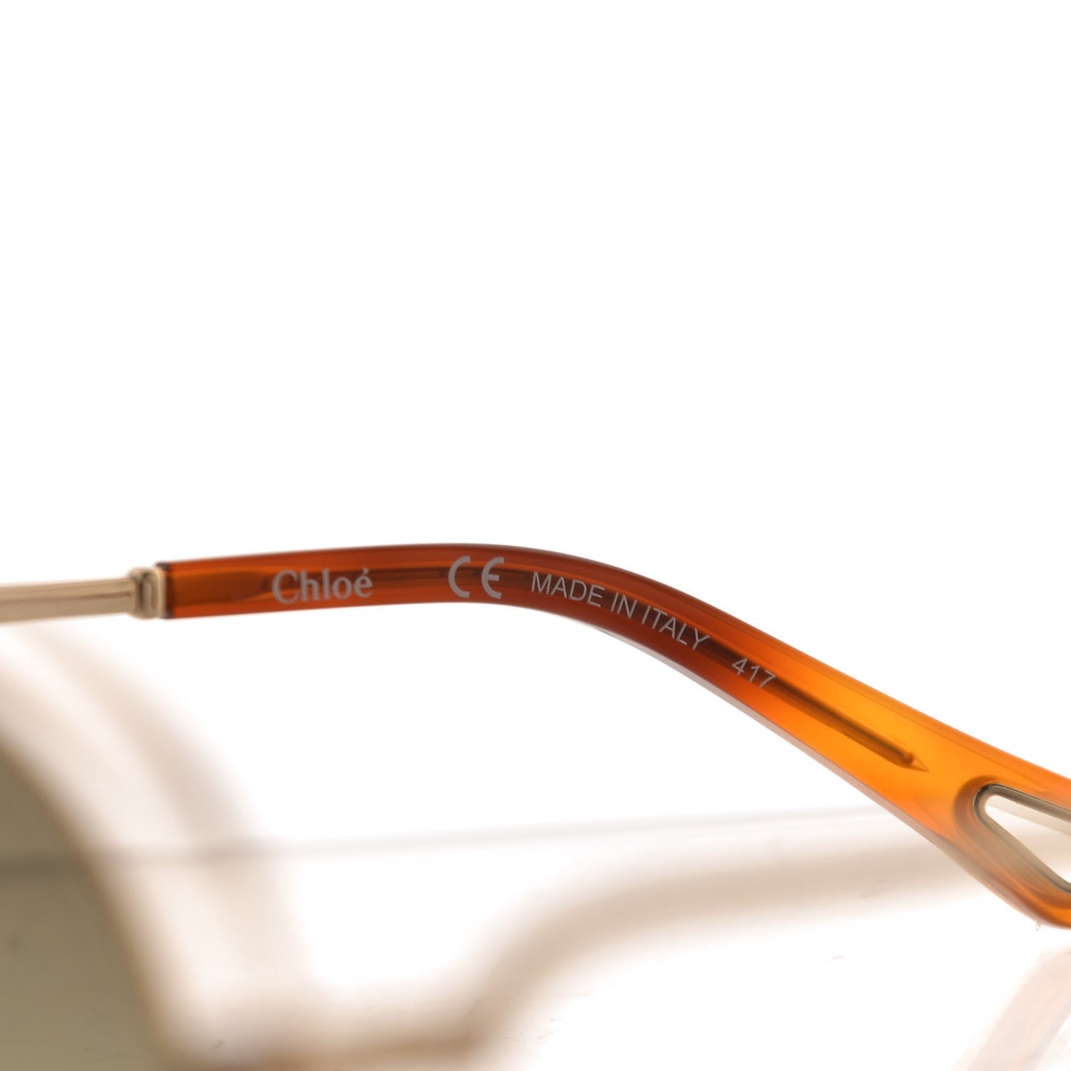 Chloe Carlina Round Sunglasses CE134S Gold 6 of 7