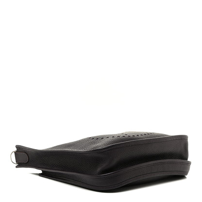 Hermes Taurillon Clemence Evelyne III PM Raisin 3 of 9