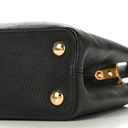 Louis Vuitton Taurillon Capucines BB Black 10 of 10