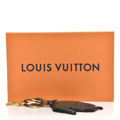 Louis Vuitton Epi Reverse Monogram Catogram Bag Charm Key Holder Gris 4 of 4