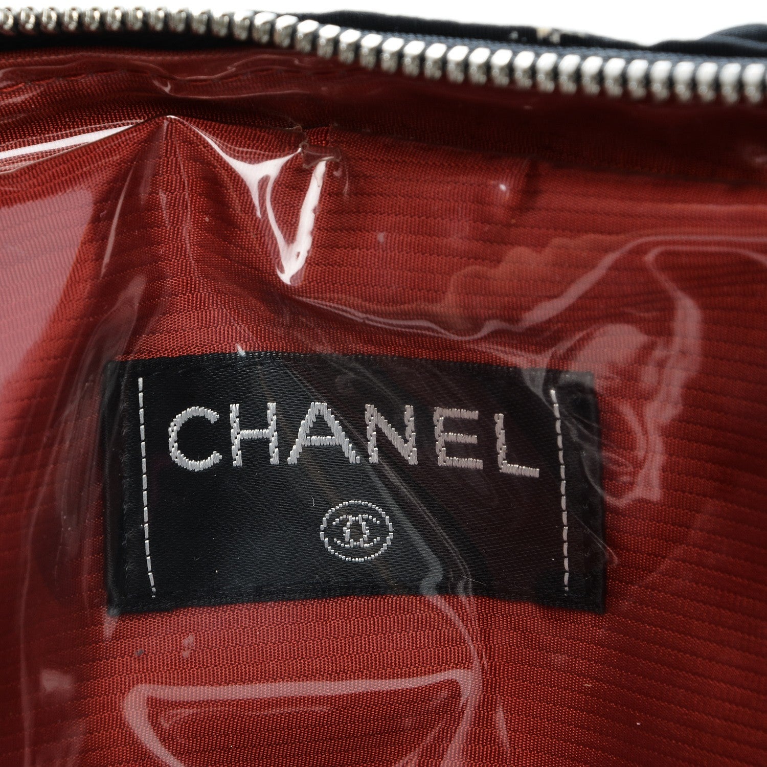 Chanel Nylon Travel Small Toiletry Tote Black 8 of 12