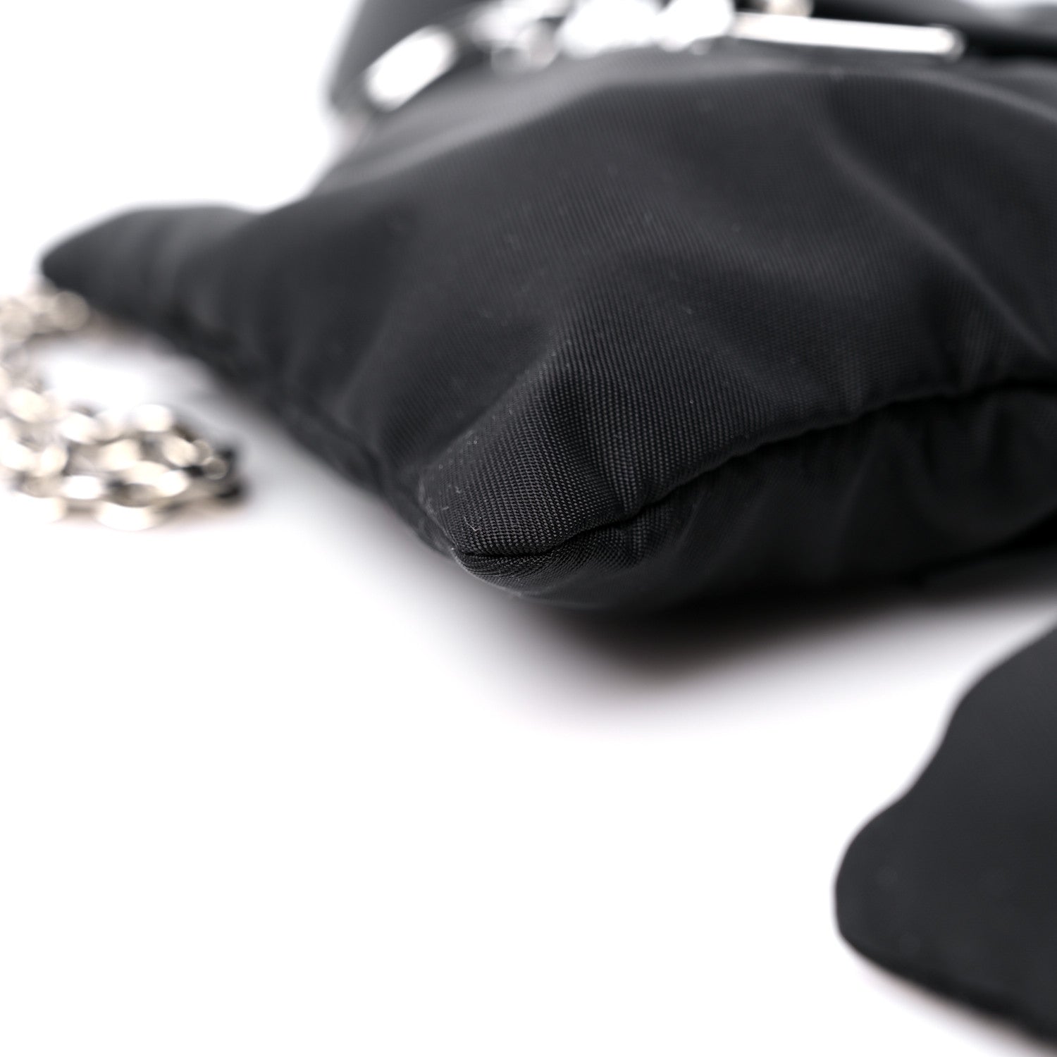 Prada Tessuto Nylon Saffiano Belt Bag 100 40 Black 8 of 11