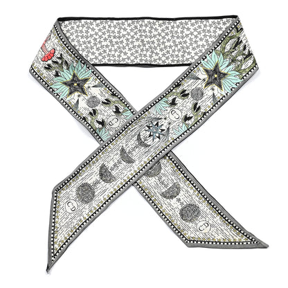 Christian Dior Silk La Lune Mitzah Scarf 1 of 8